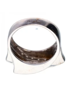 Anillo - 18 quilates Oro blanco - 0.01 tw. Diamante (Natural)