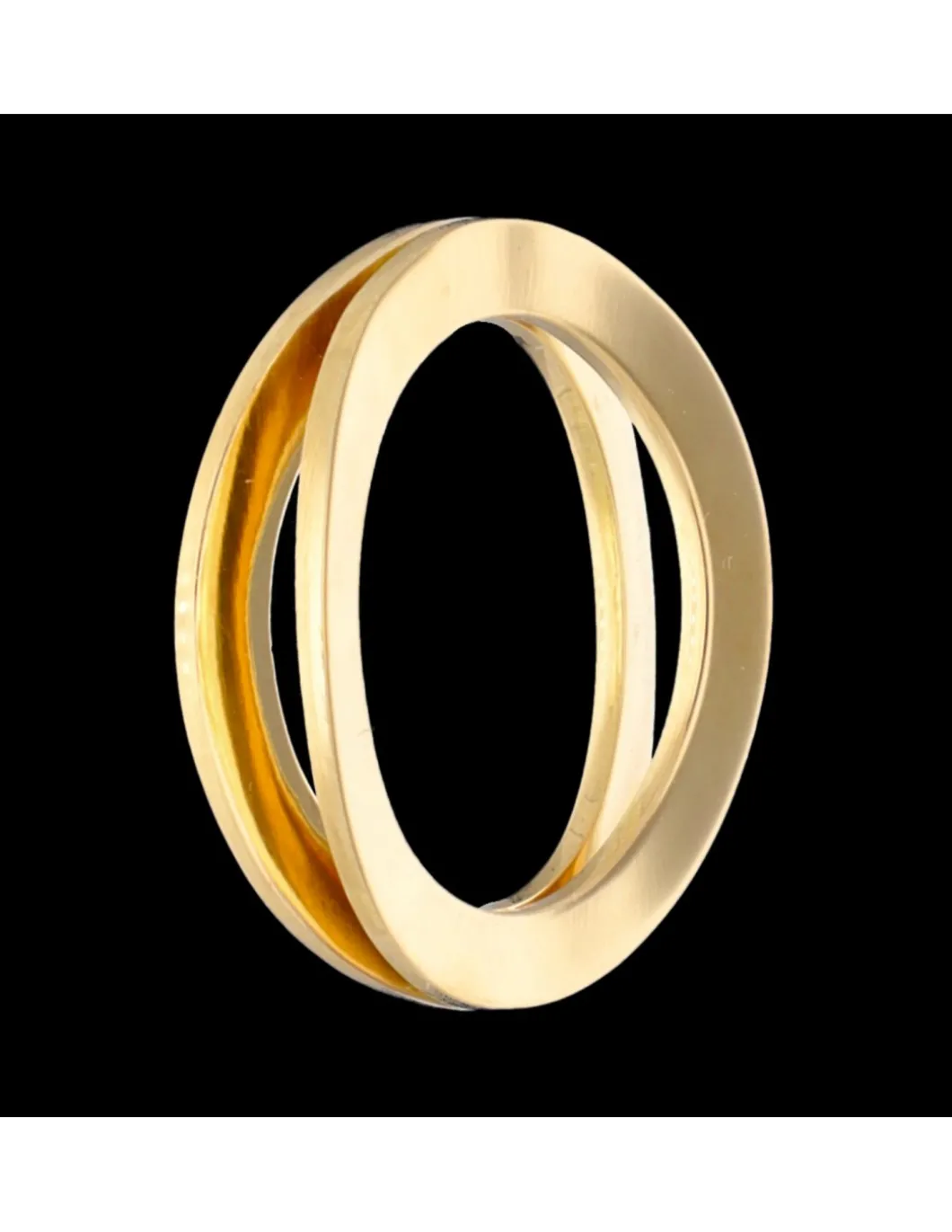 Anillo con diseño oro amarillo 18kl