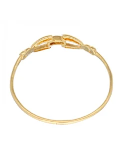 Anillo con diseño oro amarillo 18kl