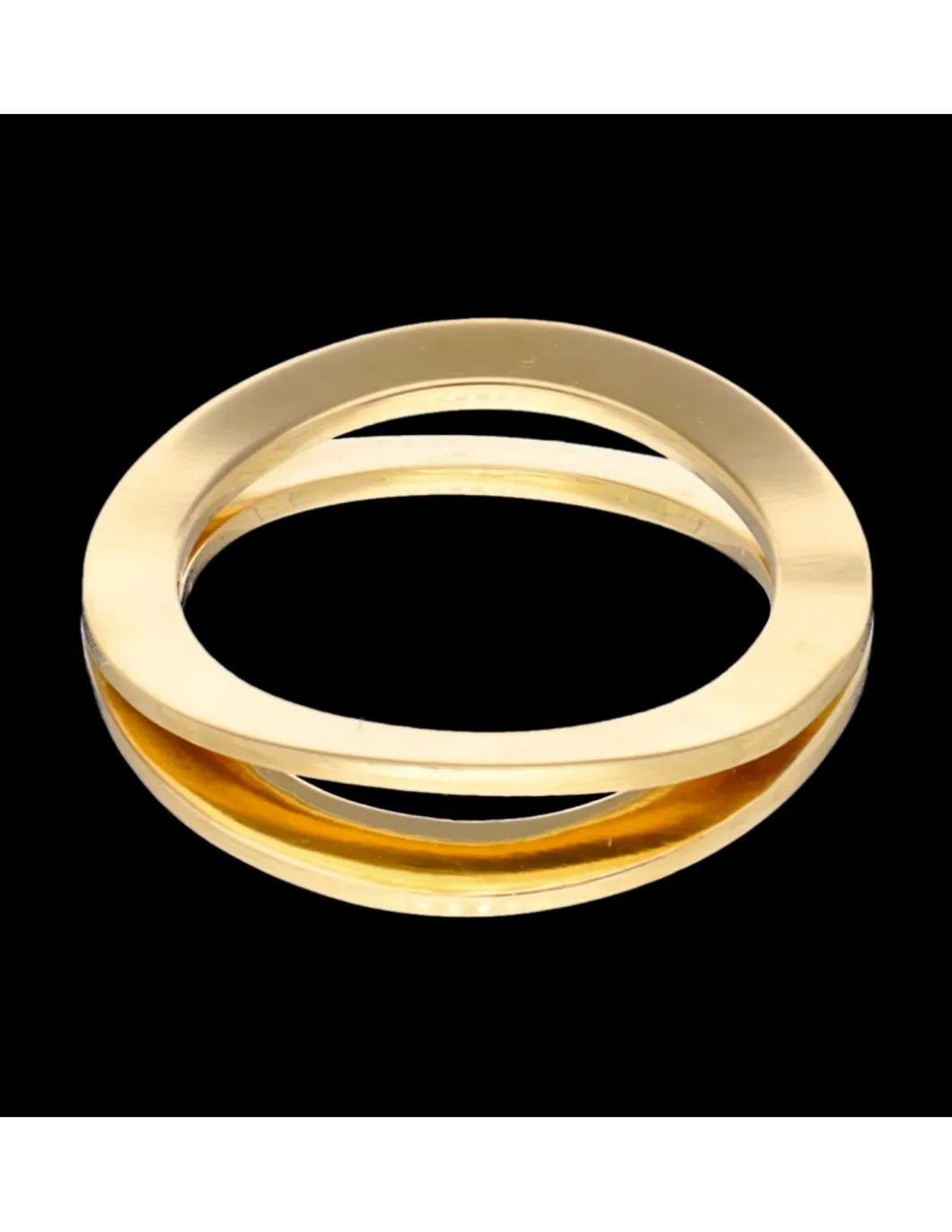 Anillo con diseño oro amarillo 18kl