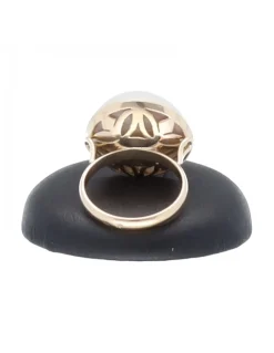Anillo con perla oro amarillo 18kl