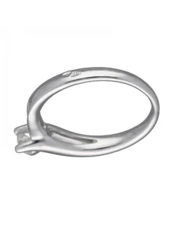 Anillo de compromiso de Oro blanco con Brillantes