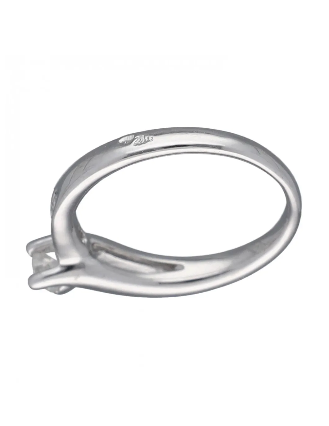 Anillo de compromiso de Oro blanco con Brillantes
