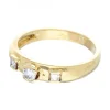 Anillo de oro 18 kl con diamantes