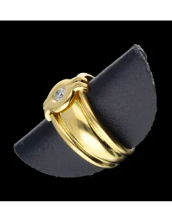 Anillo de oro 18 kl zirconita