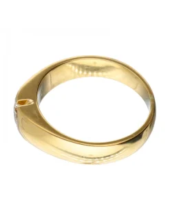 Anillo de Oro amarillo con diseño solitario y Brillante