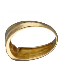 Anillo de Oro amarillo con diseño Solitario y Circonita