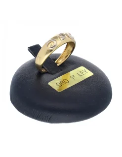 Anillo de oro amarillo 18K con diseño