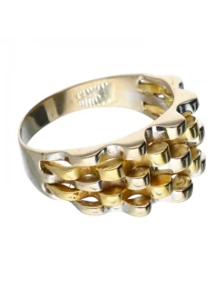 Anillo de Oro amarillo 14K con diseño