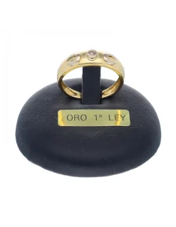 Anillo de oro amarillo 18K con diseño