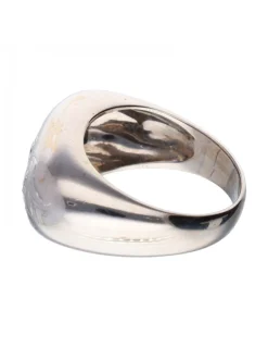 Anillo de oro blanco 18 kl diamante