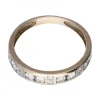 Anillo de oro blanco con zirconita