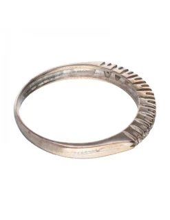 Anillo de Oro blanco 18K diseño vintage con Brillantes