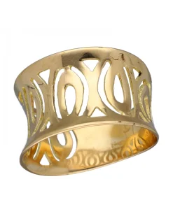 Anillo de Oro con diseño moderno