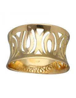 Anillo de Oro con diseño moderno