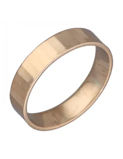 Anillo de Oro rosado 18K con diseño Alianza