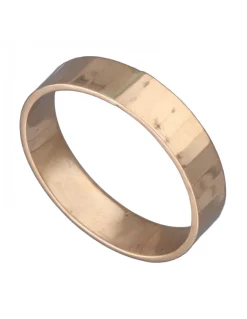 Anillo de Oro rosado 18K con diseño Alianza