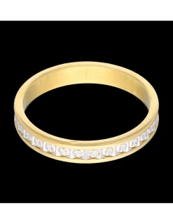 Anillo oro blanco y amarillo