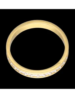 Anillo oro blanco y amarillo