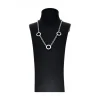 Cadena con brillantes Bulgari oro blanco 18kl