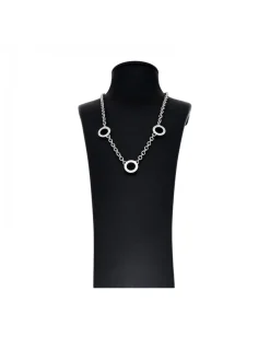 Cadena con brillantes Bulgari oro blanco 18kl