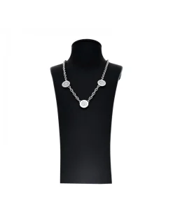 Cadena con brillantes Bulgari oro blanco 18kl