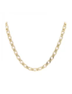 Cadena de Oro amarillo 18 K con diseño de eslabones