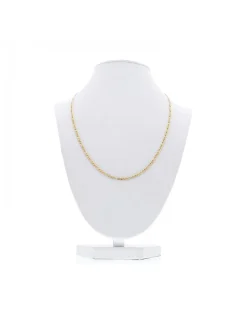 Cadena de Oro amarillo con diseño de eslabones Barbados