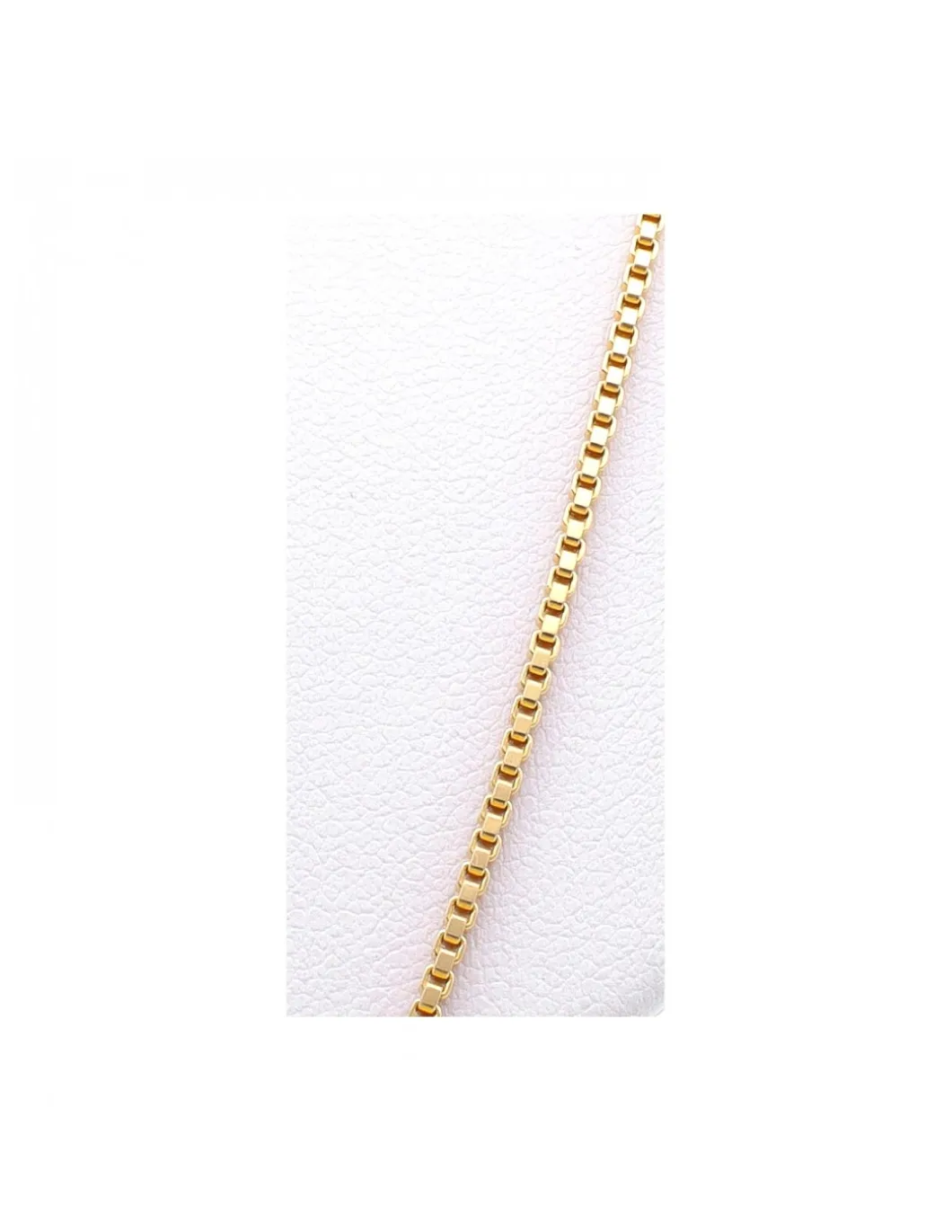 Cadena de Oro amarillo, con colgante religioso de la Virgen niña