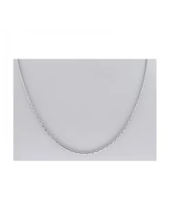 Cadena de oro blanco 18 K con diseño