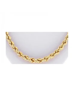 Cadena de Oro, diseño eslabones cordón grueso