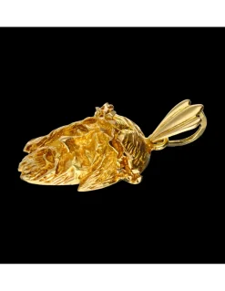 Colgante de oro 18 diseño religioso