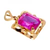 Colgante de oro 18 kl con amatista