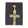 Colgante de oro amarillo 18 K con diseño de cruz