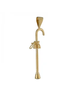 Colgante de Oro amarillo con diseño de Gran Bastón