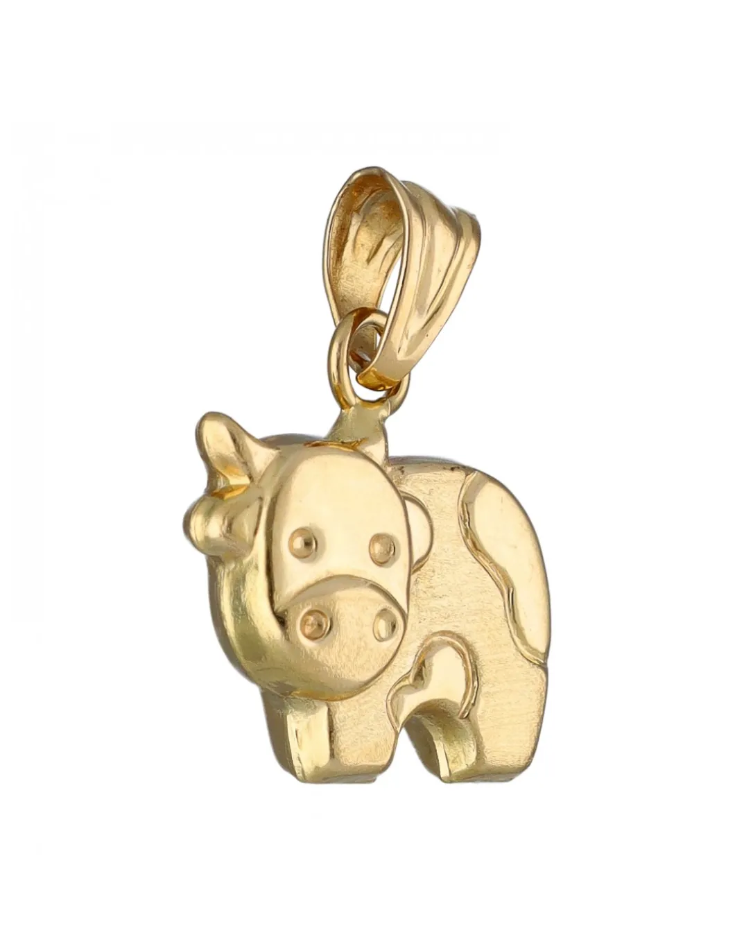 Colgante de Oro amarillo con diseño de Vaca