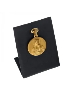 Colgante de oro amarillo 18 K con diseño religioso
