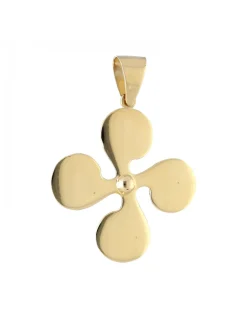 Colgante de Oro 18K con diseño Lauburu