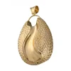Colgante en Oro amarillo de 18K con diseño Labrado