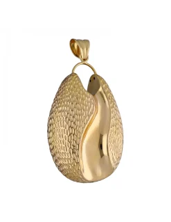 Colgante en Oro amarillo de 18K con diseño Labrado