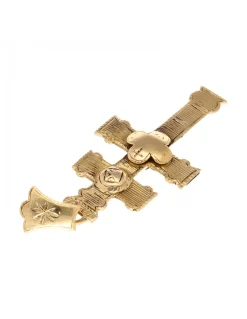 Colgante oro 18 kl Diseño Cruz de Caravaca