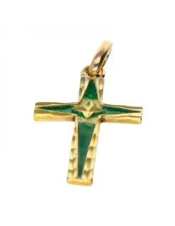 Colgante religioso oro 18 kl