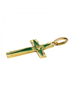 Colgante religioso oro 18 kl