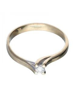 Diamante - Oro de 18 kt - Oro blanco - Anillo