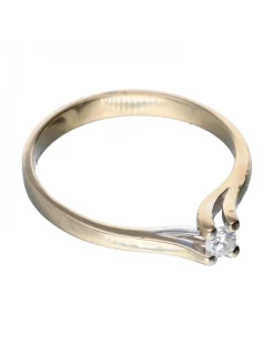 Diamante - Oro de 18 kt - Oro blanco - Anillo