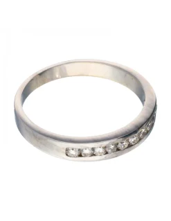 Diamante - Oro de 18 kt - Oro blanco - Anillo