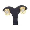 Pendientes con brillantes oro amarillo 18kl
