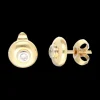 Pendientes con brillantes oro amarillo 18kl