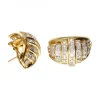 Pendientes con zirconitas oro amarillo 18kl