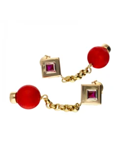 Pendientes de oro 18 kl